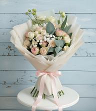 Букет цветов из:  Розы и Лизиантусы в Барановское