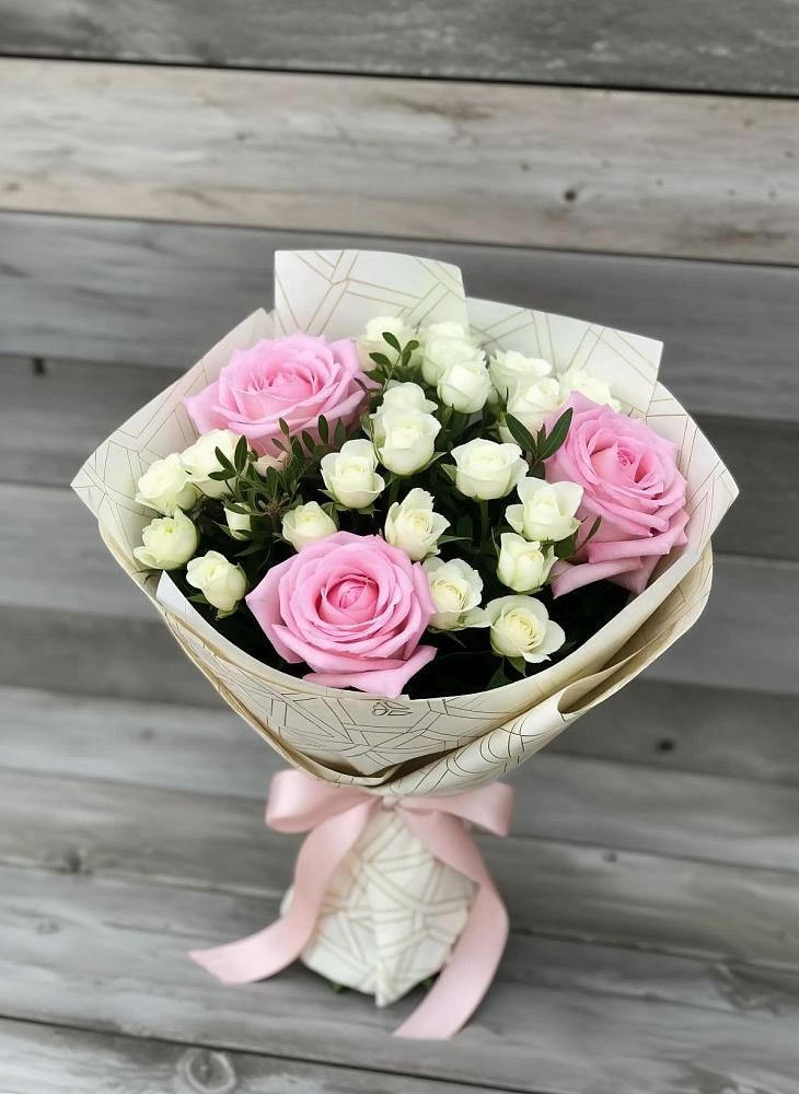 Букет цветов из: Розы в Барановское