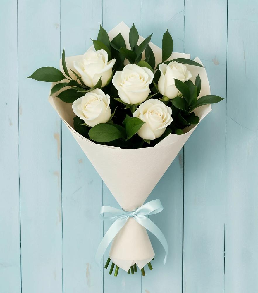 Букет цветов из: Розы в Барановское