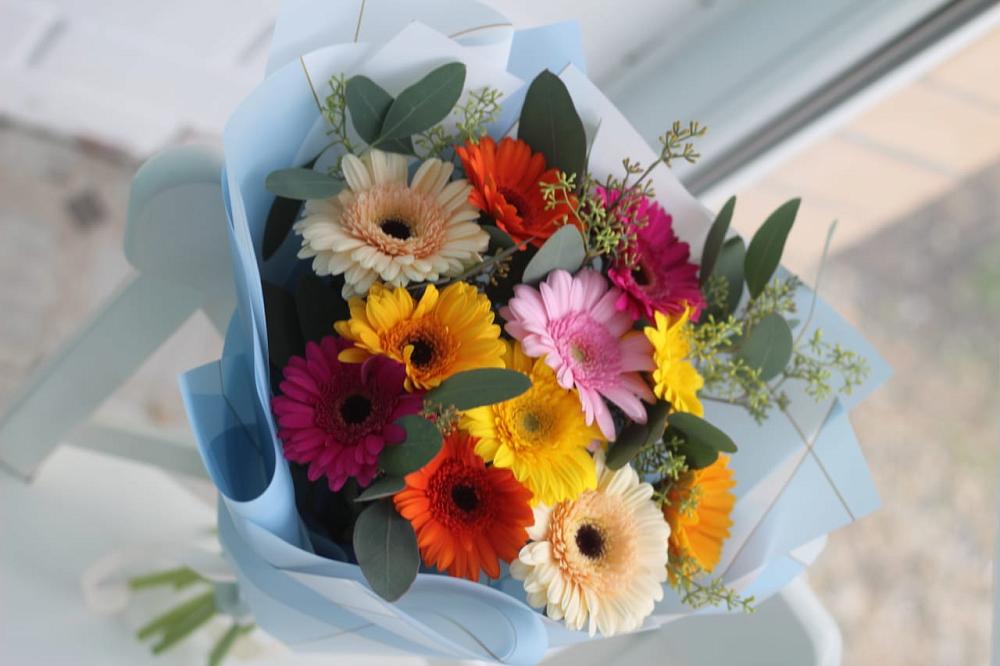 Букет цветов из: Герберы в Барановское