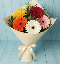 Букет цветов из:  Герберы в Барановское