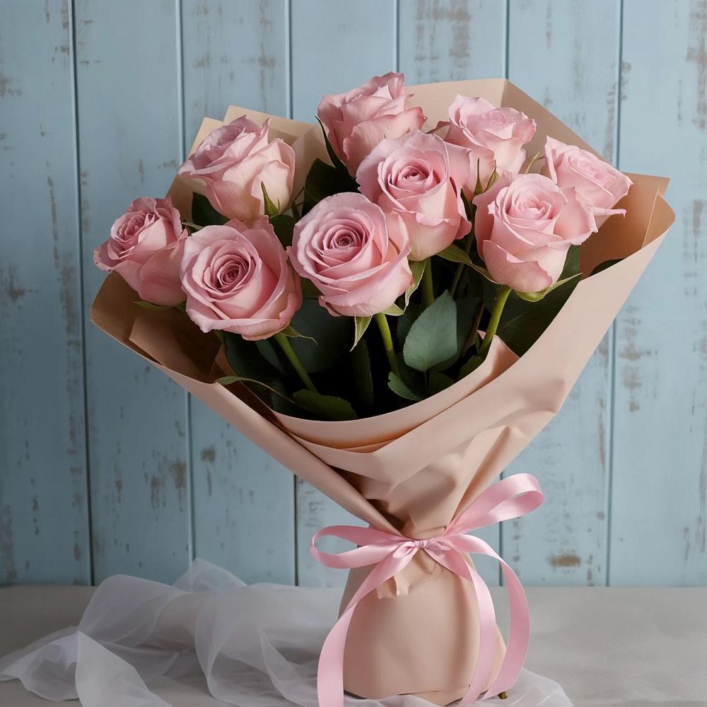 Букет цветов из: Розы в Барановское