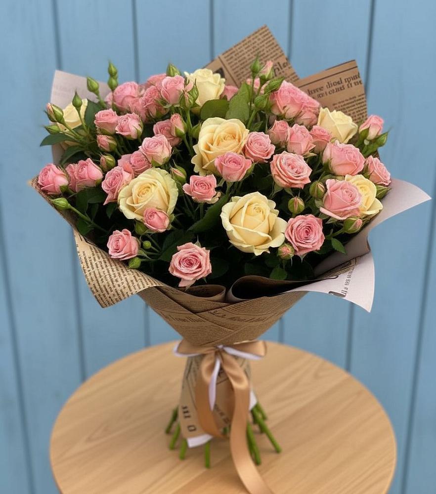 Букет цветов из: Розы в Барановское