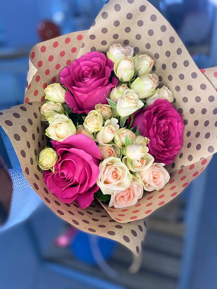 Букет цветов из: Розы в Барановское