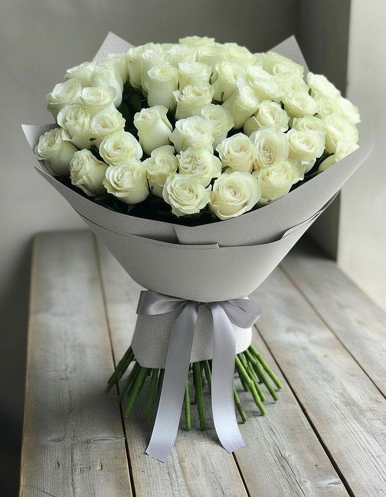 Букет 35 Белых роз в Барановское
