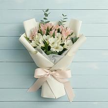 Букет цветов из:  Альстромерии в Барановское