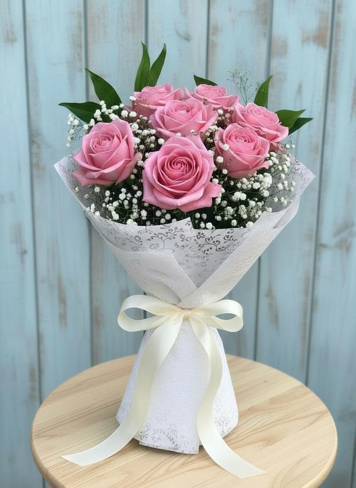 Букет цветов из: Розы в Барановское