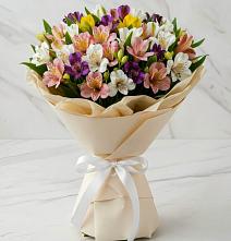 Букет цветов из:  Альстромерии в Барановское