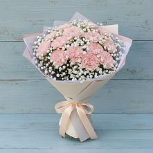 Букет цветов из:  Гвоздики в Барановское