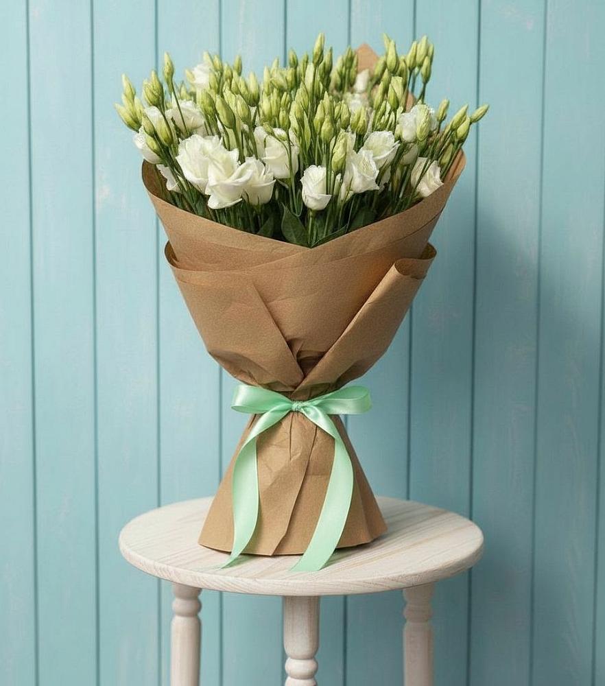 Букет цветов из: Лизиантусы в Барановское