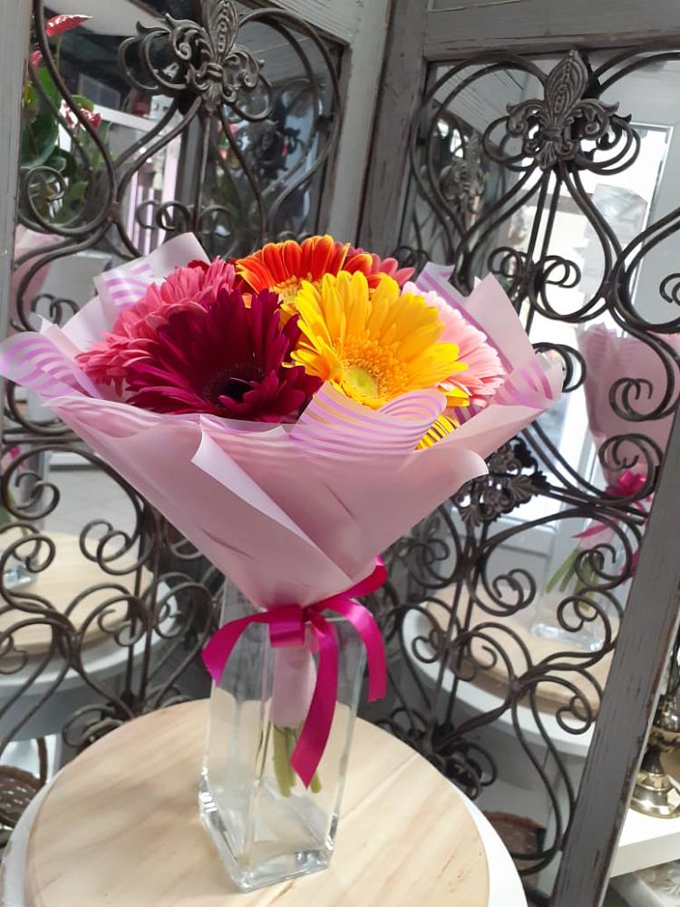 Букет цветов из: Герберы в Барановское