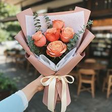 Букет цветов из:  Розы в Барановское