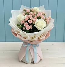 Букет цветов из:  Розы в Барановское