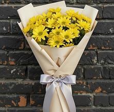 Букет цветов из:  Хризантемы #REPLACE_PRED# Барановское