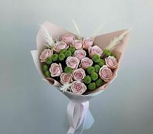 Букет цветов из:  Розы и Хризантемы в Барановское