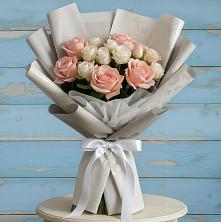 Букет цветов из:  Розы в Барановское