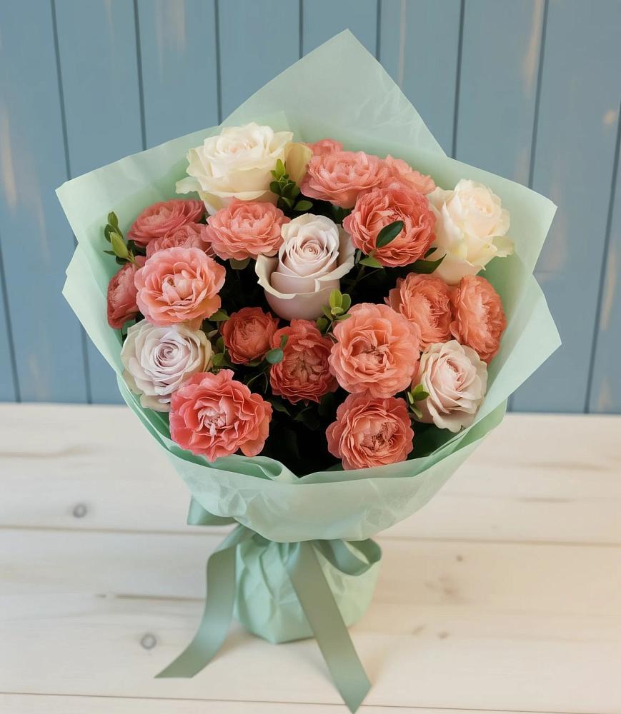 Букет цветов из: Розы в Барановское