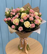 Букет цветов из:  Розы в Барановское