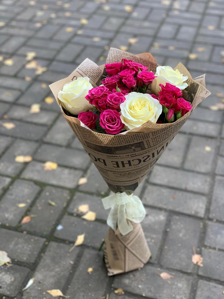 Букет цветов из: Розы в Барановское