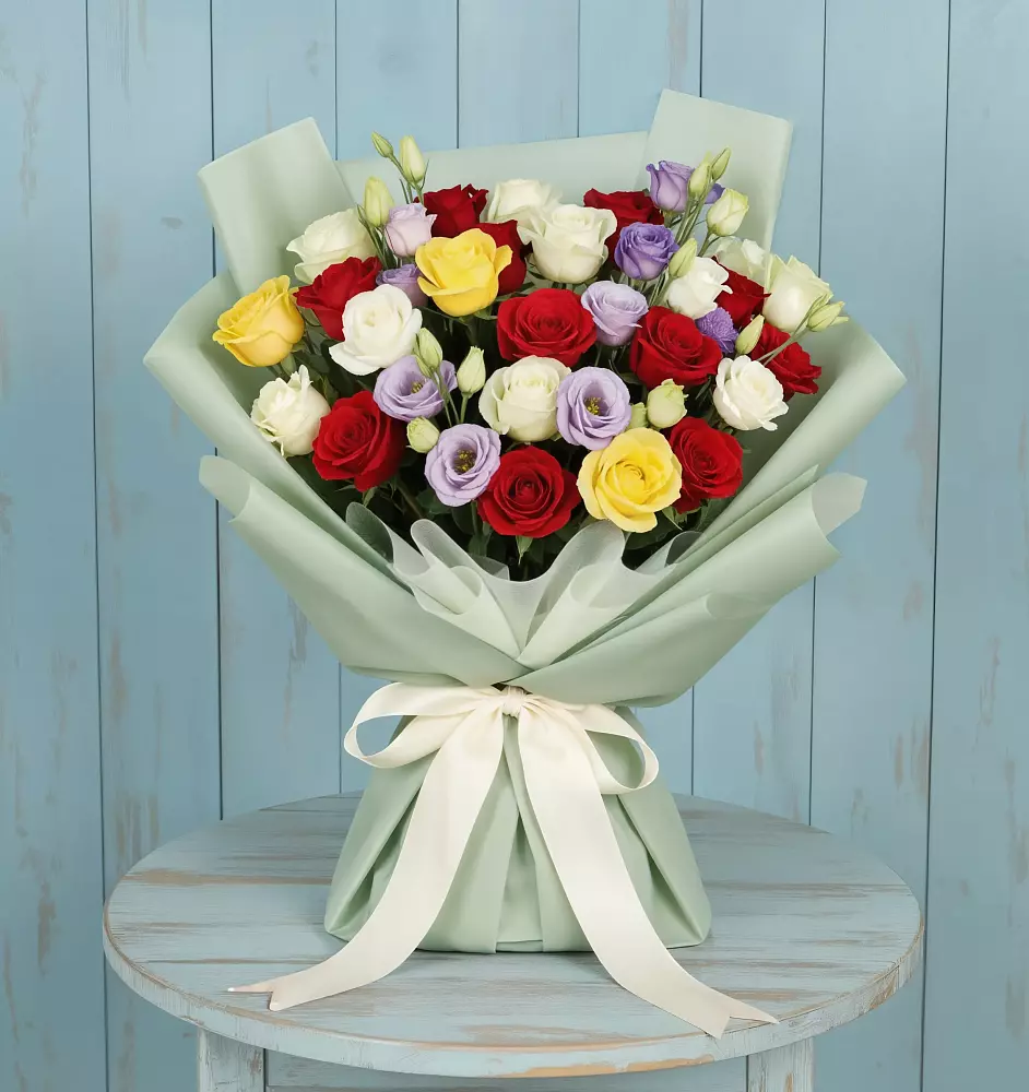 Букет цветов из: Розы в Барановское