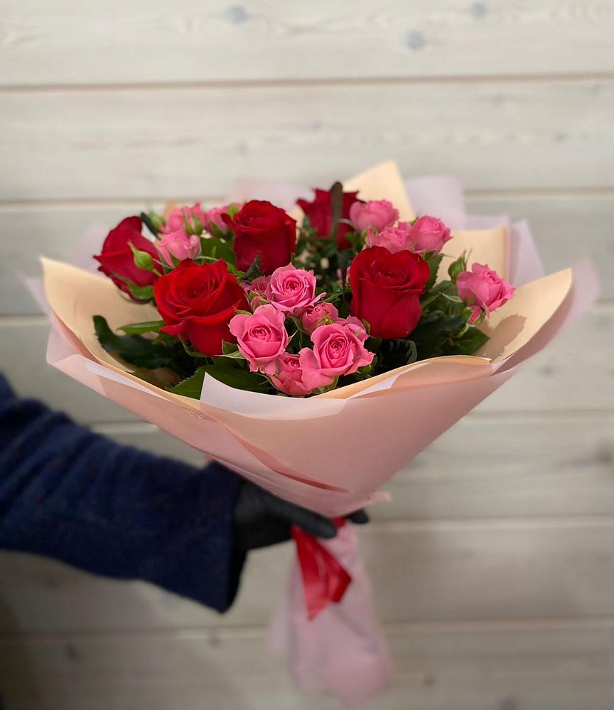 Букет цветов из: Розы в Барановское