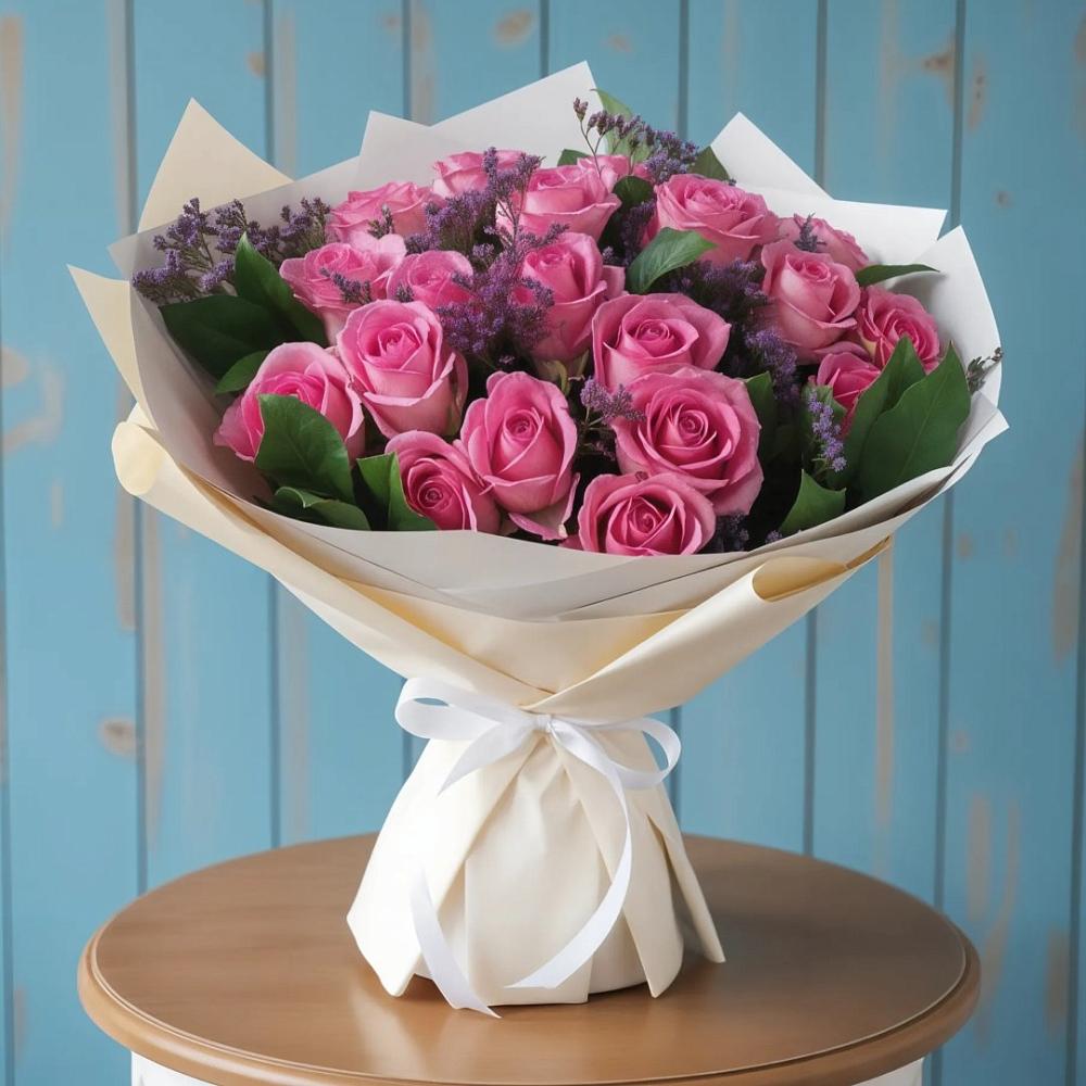 Букет цветов из: Розы в Барановское