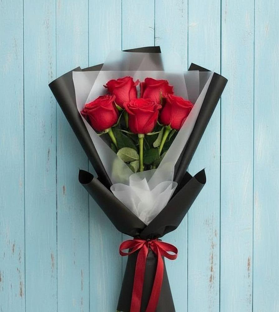 Букет цветов из: Розы в Барановское