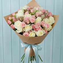 Букет цветов из:  Розы в Барановское